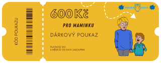 Zlatý poukaz pro maminku 600 Kč 